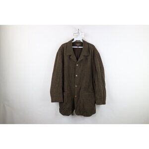 Tommy Bahama Mens XL Wool Blend Island Soft Fleece 4 Button Blazer Suit Jacket